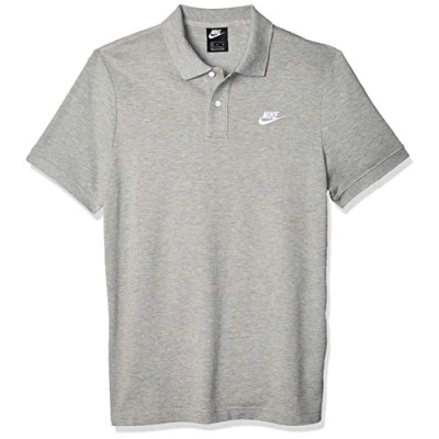 Abbildung von Nike Sportswear CLUB Matchup Poloshirt, Herren, Größe: Small, Grey heather/white
