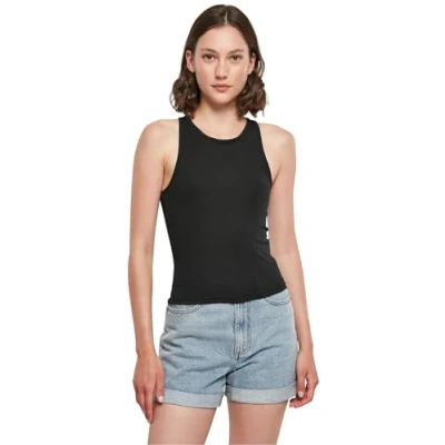 Abbildung von Build Your Brand Damen BY208 Ladies Racer Back Top Trägershirt/Cami Shirt, black, S