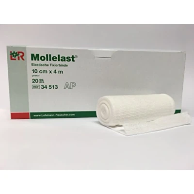 Abbildung von Mollelast Binden 10 cmx4 m weiß 20 St