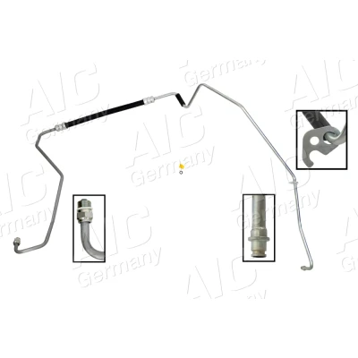 Abbildung von AIC 58453 Hydraulikschlauch, Lenkung FORD: Transit Mk5 Bus, Kastenwagen, Mk6 Bus