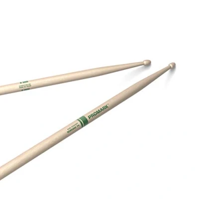 Abbildung von ProMark Drumsticks Schlagzeug Sticks Rebound 7A Raw Hickory Drumstick, Spitze aus Eichelholz
