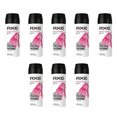 Abbildung von axe Deo Set Bodyspray Anarchy for Her Deospray ohne Aluminiumsalze 8x150ml