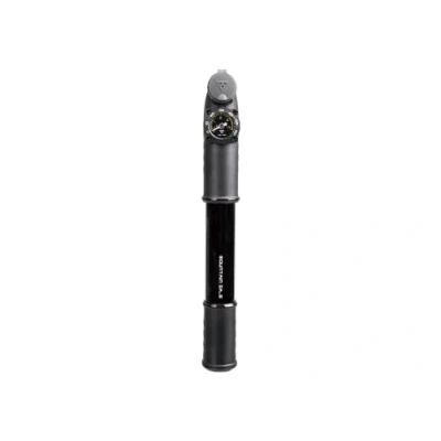 Abbildung von Topeak Mountain DA Minipumpe schwarz, mit Manometer