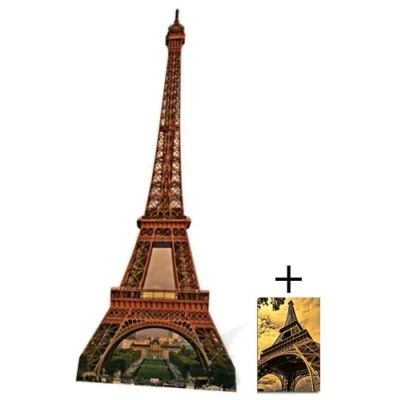 Abbildung von BundleZ 4 FanZ Fan Packs Eiffelturm Lebensgrosse Pappfiguren/Stehplatzinhaber/Aufsteller Enthält 8X10 (25X20Cm) Foto