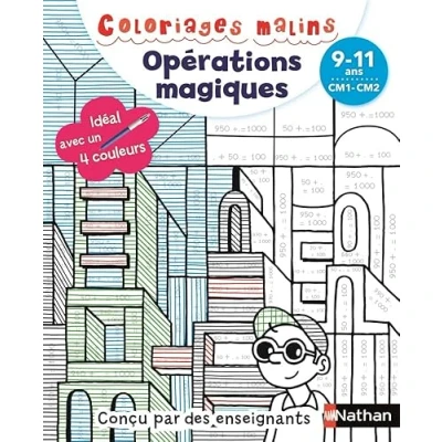 Abbildung von Coloriages malins Opérations magiques CM1 CM2