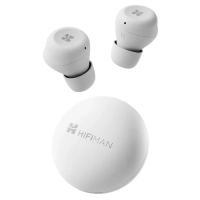 Abbildung von HIFIMAN TWS450 Bluetooth In Ear Hi Fi Ohrhörer mit Geräuschunterdrückung, dynamischer Treiber, niedrige Latenz, IPX4 Wasser /Schweißresistent, kleiner Hohlraum, Weiß