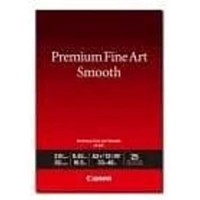 Abbildung von Canon Premium Fine Art Smooth FA SM2 Seidig 16,5 mil A3 Plus (330,2 x 482,6 mm) 310 g/m² 82 Pfund 25 Blatt Fotopapier