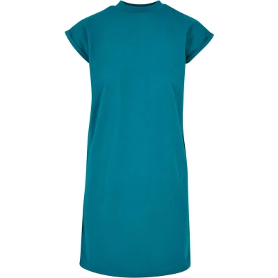 Abbildung von Urban Classics Turtle Extended Shoulder Jerseykleid, Damen, Größe: 4XL, Watergreen