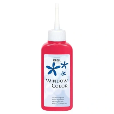 Abbildung von Kreul Bastelfarbe Window Color rubinrot 80 ml