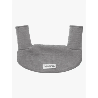 Abbildung von BabyBjörn Lätzchen für Babytrage Mini und Move, Jersey, Hellgrau