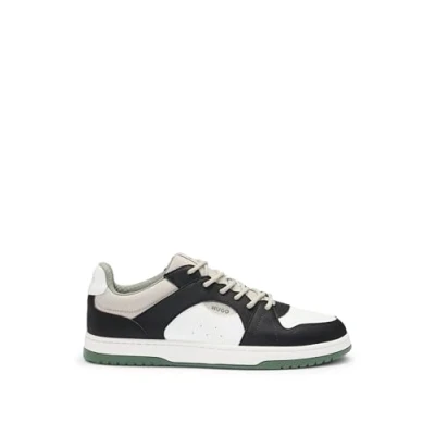 Abbildung von HUGO Hadrian Sneaker low, Herren, Größe: 41, White/green/black Schuhe