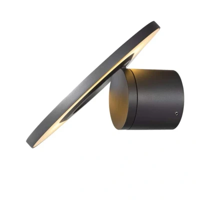 Abbildung von SLV LED Wandleuchte I Ring, anthrazit, Aluminium, Ø 24 cm