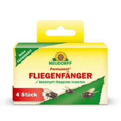 Abbildung von Neudorff Insektenfalle Permanent FliegenFänger 4 Stk., fängt zuverlässig in allen Innenräumen