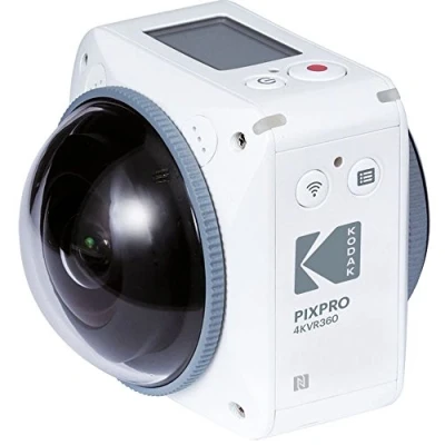 Abbildung von Kodak Pixpro Action Kamera 4KVR360 Ulitimate Pack weiß