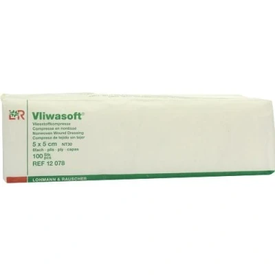 Abbildung von Vliwasoft Vlieskompressen 5x5 cm unsteril 6l.