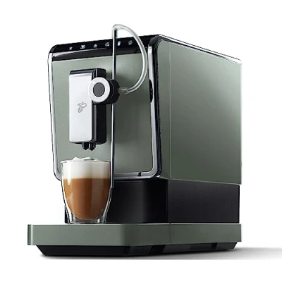 Abbildung von Tchibo Kaffeevollautomat Esperto Pro mit One Touch Funktion für Caffè Crema, Espresso und Milchspezialitäten, Metallic Mint, exklusives Modell