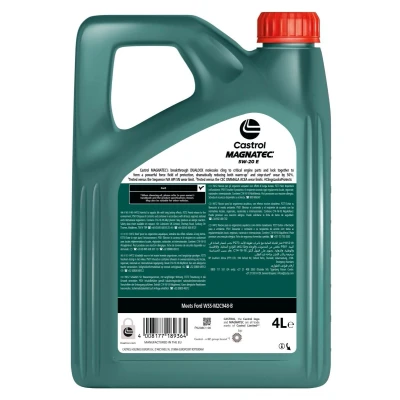 Abbildung von Castrol Magnatec E 5W 20 4l Motoröl 15F9CA FORD: FIESTA 5, FOCUS 3 Turnier, 6