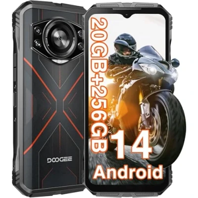 Abbildung von DOOGEE S cyber Smartphone (6.58 Zoll, 256 GB Speicherplatz, Android 14.0, 20 GB+256 GB, 10800mAh, 50MP+5MP+16 MP, NFC, OTG)