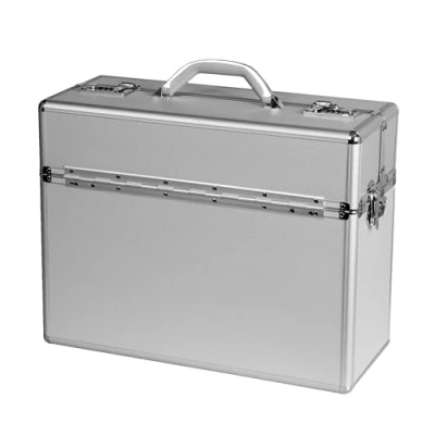 Abbildung von ALUMAXX Pilotenkoffer &quot;Alpha, silber&quot;, aus Aluminium