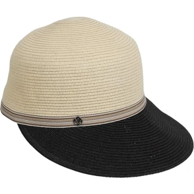 Abbildung von Loevenich Sunshade WIDE Colored BRIM Cap, Damen, Größe: One Size, Velvet black
