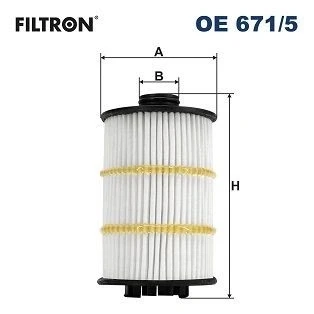 Abbildung von FILTRON OE 671/5 Ölfilter Filtereinsatz AUDI: A6 C7 Avant, Limousine, A7 Sportback, BENTLEY: Continental GTC, GT, Flying Spur