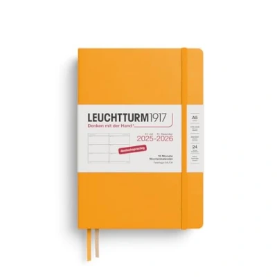 Abbildung von LEUCHTTURM1917 372629 Wochenkalender Medium (A5) 2026, 18 Monate 07.2025 12.2026, Hardcover, Rising Sun, Deutsch