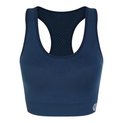 Abbildung von Dare 2b Damen Sport BH Dont Sweat It II, Moonlt Denim, M Bust 35.5&quot; (90.17cm)