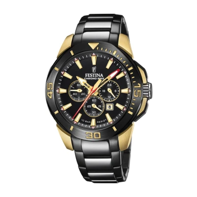Abbildung von Festina Special Edition Chronograph, Herren, Größe: One Size, Black gold
