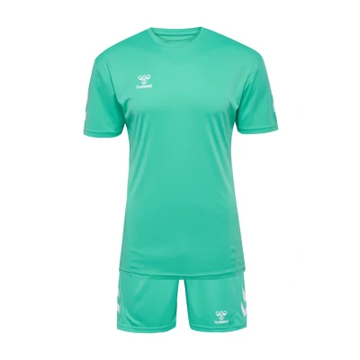 Abbildung von Hummel LOGO SET kurze Sporthose, Größe: XXL, Atlantis