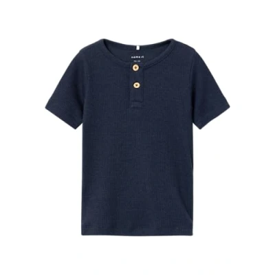 Abbildung von NAME IT Jungen Nmmkab Top Noos T Shirt, Dark Sapphire, 134 140 EU