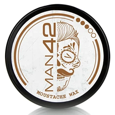 Abbildung von MAN42 Moustache Wax, Schnurrbart Wachs, Bart Wichse, Styling 50ml