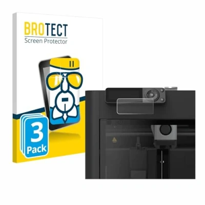 Abbildung von BROTECT Schutzglas für Bambu Lab P1S 3D Printer (3 Stück) Schutzfolie Panzer Folie Glas [Extrem Kratzfest 9H, Anti Fingerprint, Ultra Transparent]