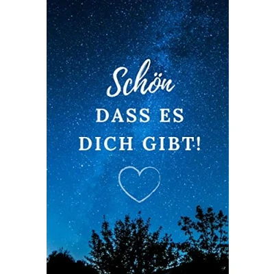 Abbildung von SCHÖN DASS ES DICH GIBT!: A5 52 WOCHEN KALENDER als Geschenkidee Danke Buch Kleines Dankeschön für beste Freunde, Familie, Eltern, Geschwister zum Geburtstag
