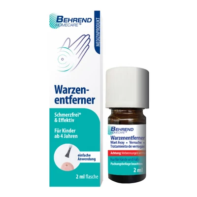 Abbildung von Behrend Homecare Warzen Behandlungsstift Warzenentferner für Hand &amp; Fuß Effektive Verätzung