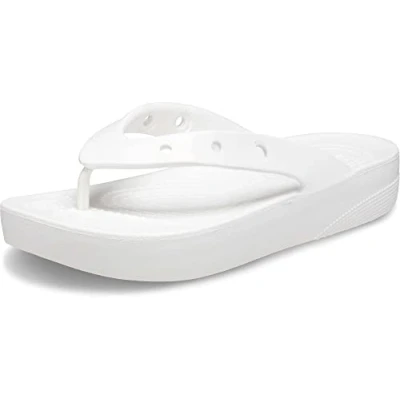 Abbildung von Crocs Classic Platform Flip W WHI,