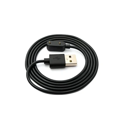 Abbildung von System S USB 2.0 Kabel 100 cm Ladekabel für Oppo Band 2 Smartwatch in Schwarz
