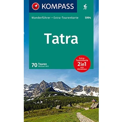 Abbildung von KOMPASS Wanderführer Tatra, 70 Touren mit Extra Tourenkarte: GPS Daten zum Download