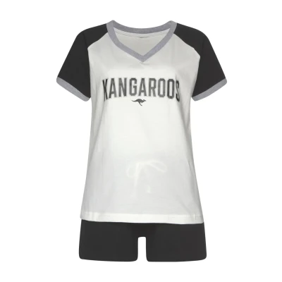 Abbildung von Kangaroos SET Nachtwäsche Set, Damen, Größe: 36/38, Schwarzweiß