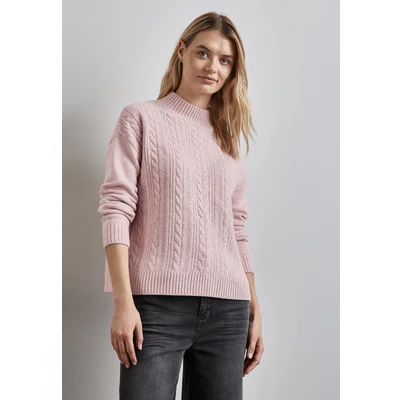 Abbildung von Street One MIT Muster Strickpullover, Damen, Größe: 36, Rosa