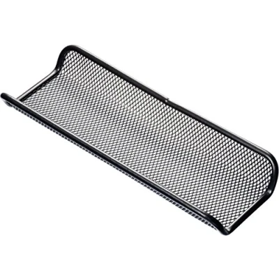 Abbildung von Helit Stifteschale Mesh 1 Fach Stahl 95x35x245mm schwarz