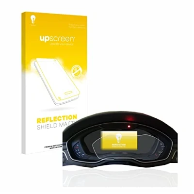 Abbildung von upscreen Entspiegelungs Schutzfolie für Audi A4 B9 2017 Virtual Cockpit Displayschutz Folie Matt [Anti Reflex, Anti Fingerprint]