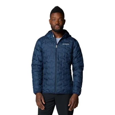 Abbildung von Columbia Delta RIDGE II Hooded Jacket Daunenjacke, Herren, Größe: Small, Collegiate navy