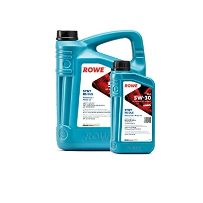 Abbildung von ROWE 5 + 1 Liter HIGHTEC SYNT RS DLS SAE 5W 30 Motorenöl PKW Motoröl für Modelle mit Abgasnachbehandlung und Turboaufladung