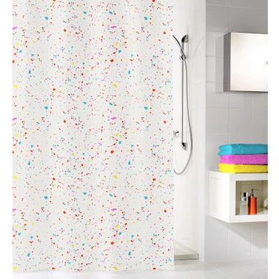Abbildung von Kleine Wolke Duschvorhang Confetti Breite 180 cm, Höhe 200 cm