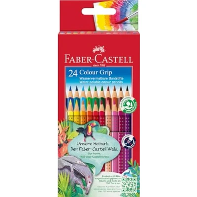 Abbildung von Faber Castell Farbstift Colour GRIP 112424 farbig sortiert 24 St./Pack.