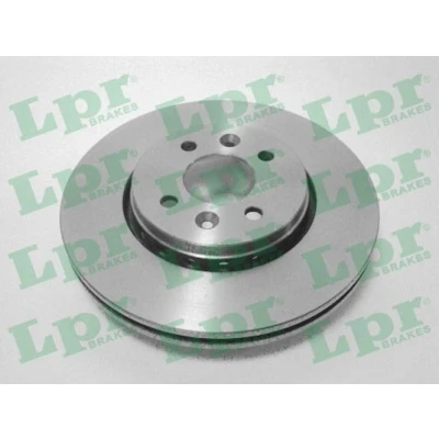 Abbildung von Bremsscheibe LPR R1074V vorne, belüftet, 1 Stück
