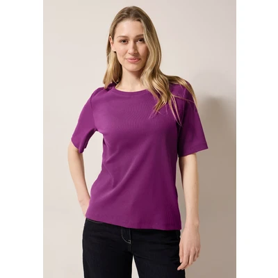Abbildung von Cecil Tshirt basic, Damen, Größe: Small, Pink