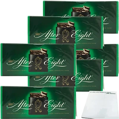 Abbildung von Nestle After Eight classic Minze Täfelchen 6er Pack (6x200g) + usy Block
