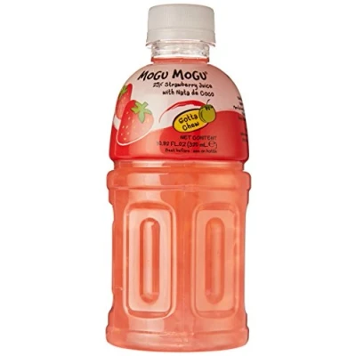 Abbildung von Getränk Nata coco Erdbeer MOGU 320ml Thailand Packung mit 12 Stück
