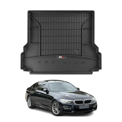 Abbildung von OMAC Gummi Kofferraumwanne kompatibel mit BMW 5er Touring G31 2017 2023 TPE Laderaumwanne